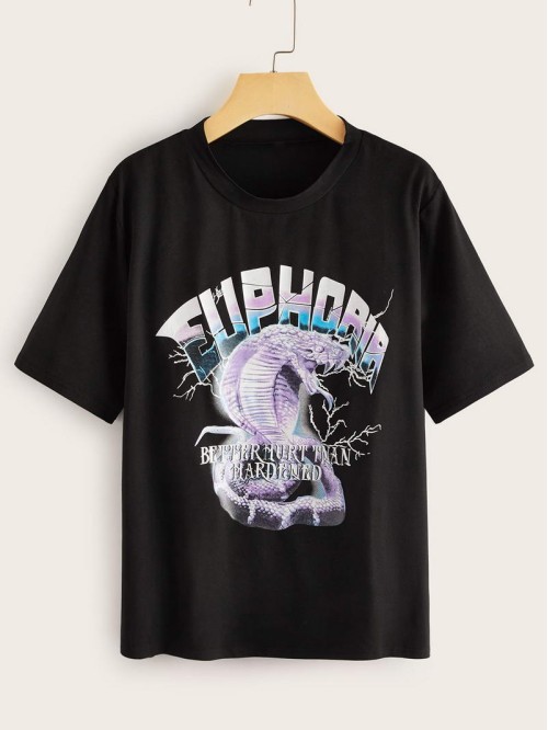 Euphoria Snake Graphic Tee