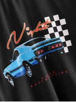 Night Racing Car Graphic Tee