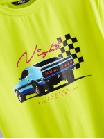 Night Racing Car Graphic Tee