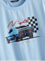 Night Racing Car Graphic Tee