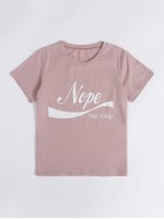 Letter Graphic Short Sleeve Tee