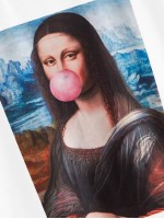 Bubblegum Mona Lisa Graphic Tee