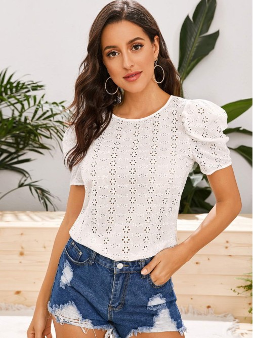 Puff Sleeve Schiffy Top