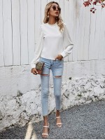 Sequin Sleeve Top