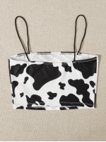 Cow Print Cami Top