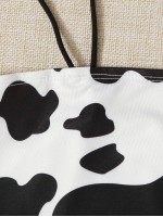 Cow Print Cami Top