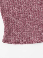 Rib Knit Marled Cami Top