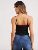 Ribbed Cropped Cami Top