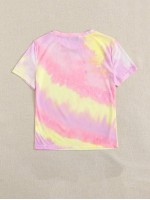 Tie Dye Round Neck Tee