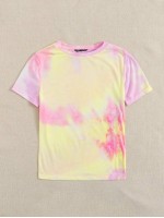 Tie Dye Round Neck Tee