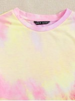 Tie Dye Round Neck Tee