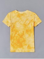 Tie Dye Car Print Tee