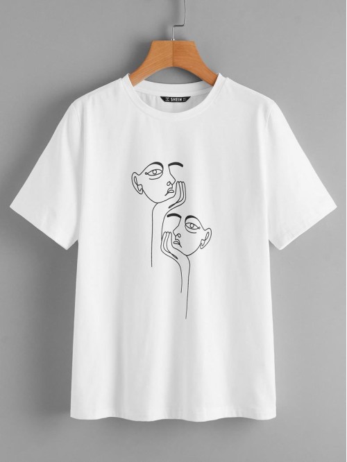 Figure Graphic Tee