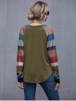 Colourblock Raglan Sleeve Tee