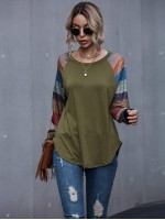 Colourblock Raglan Sleeve Tee