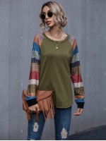 Colourblock Raglan Sleeve Tee