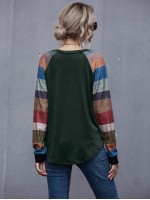 Colourblock Raglan Sleeve Tee