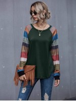 Colourblock Raglan Sleeve Tee