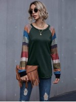 Colourblock Raglan Sleeve Tee