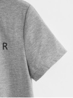 Letter Graphic Fitted Tee