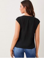 V-Neck Solid Top