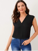 V-Neck Solid Top