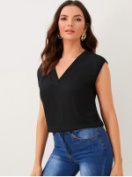 V-Neck Solid Top