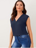 V-Neck Solid Top