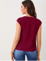 V-Neck Solid Top