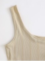 One Shoulder Seam Front Crop Top