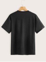 Letter Graphic Short Sleeve Tee