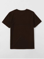 Letter Graphic Short Sleeve Tee