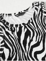 Zebra Striped Tank Top