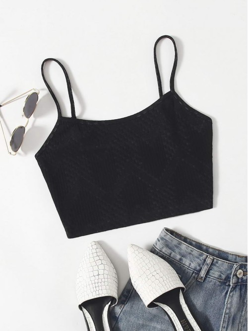 Textured Knit Cami Top