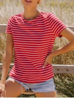 Striped Print Tee