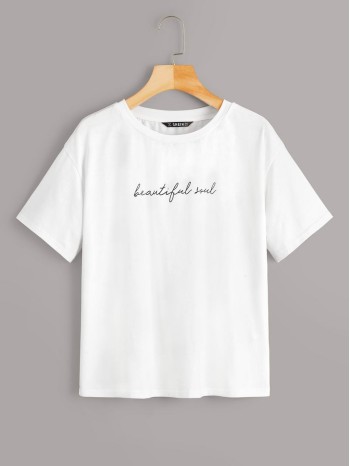 Slogan Graphic Tee