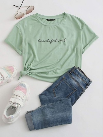 Letter Graphic Tee