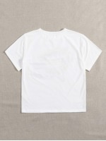 Lip And Letter Graphic Tee