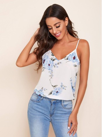 Floral Print Cami Top