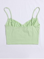 Bow Front Ruched Bust Cami Top