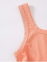 Drawstring Detail Crop Tank Top