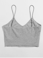 Solid Crop Cami Top