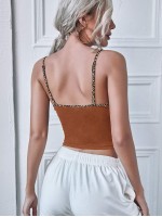 Knot Front Crop Cami Top